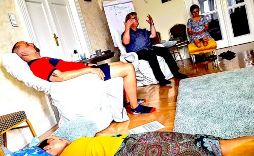 group transe or hypnosis